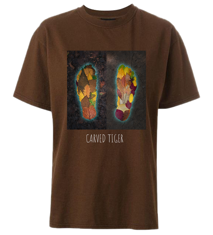 Carved Tiger Brown T-Shirt Example