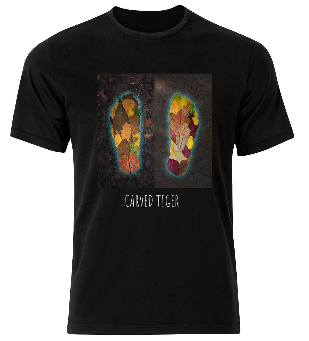 Carved Tiger Black T-Shirt Example